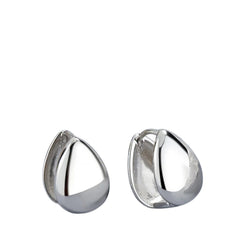 Women's Teardrop Shaped Earrings Handcrafted 925 Sterling Silver