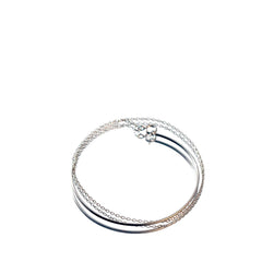 Women's Two-Layer Bracelet  Handcrafted 925 Sterling Silver