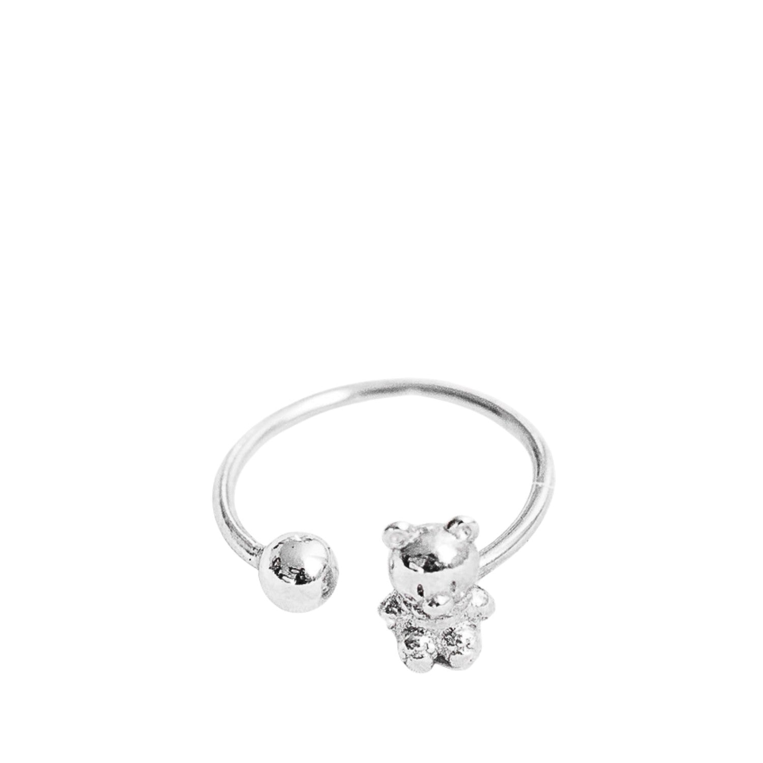 Women's Bear Ring Handcrafted 925 Sterling Silver