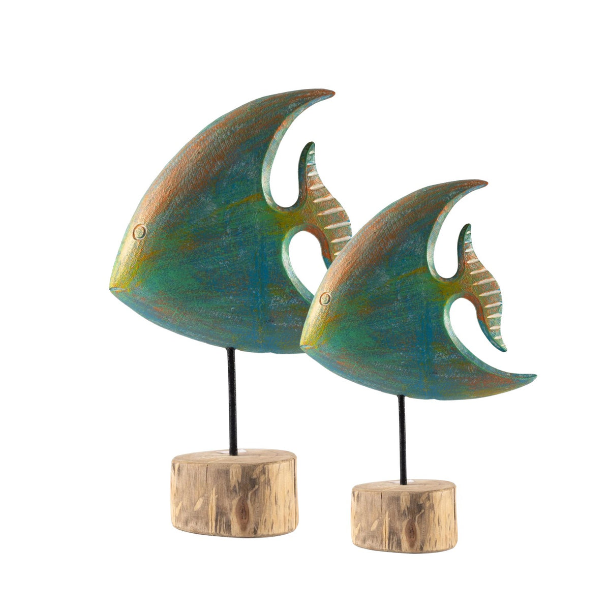 Wooden Fish with Base