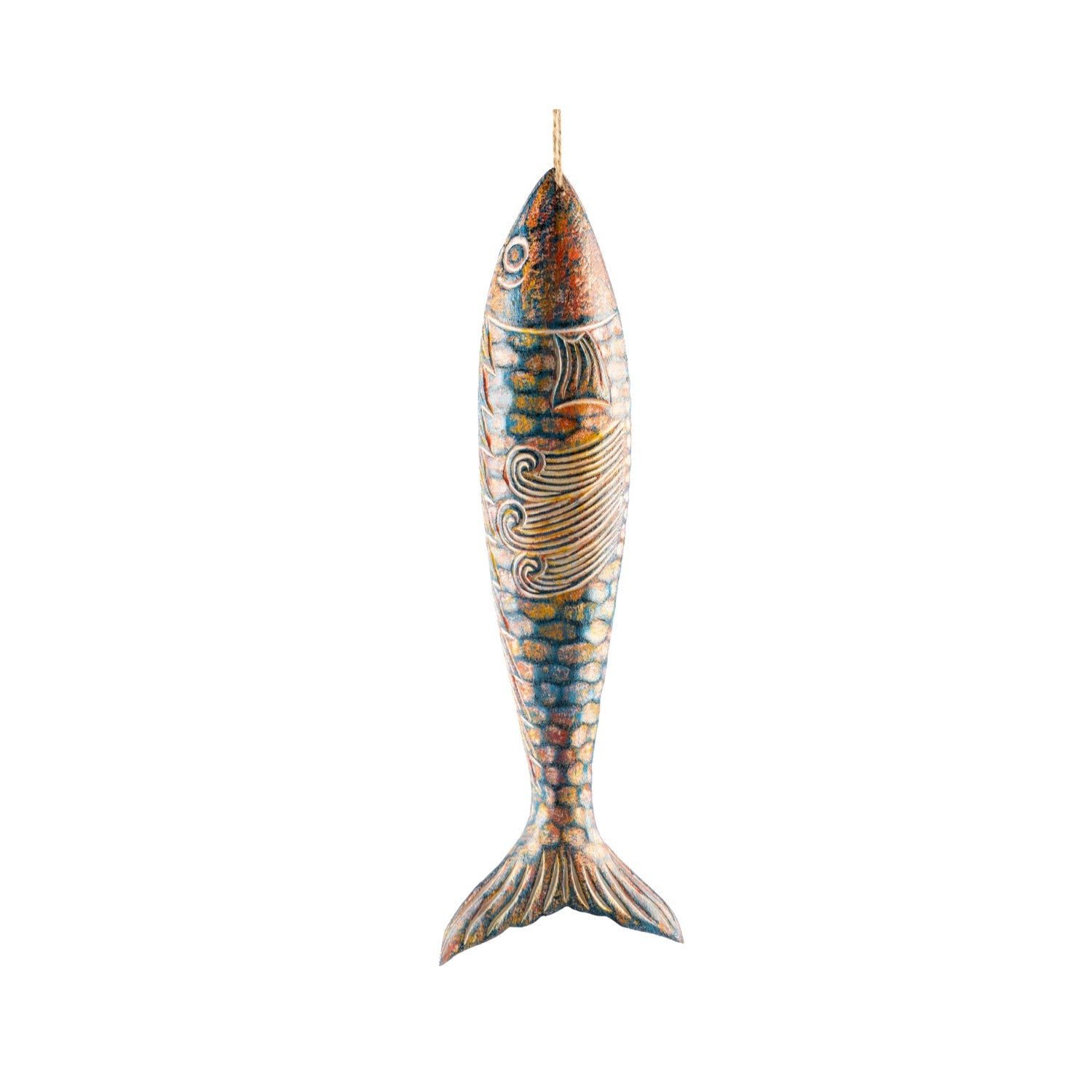 Wooden Fish with Pattern