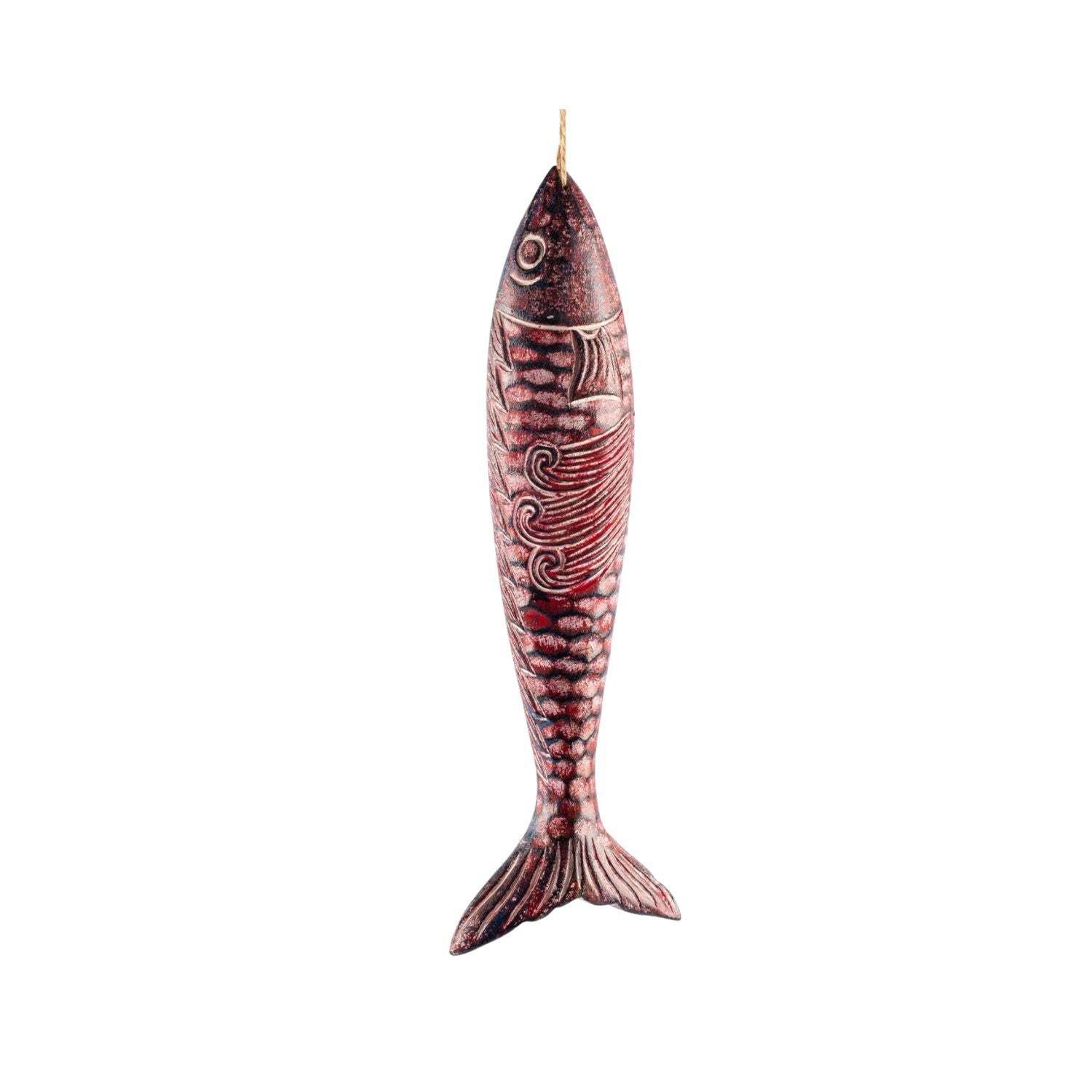 Wooden Fish with Pattern