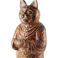 Wooden Longevity Cat