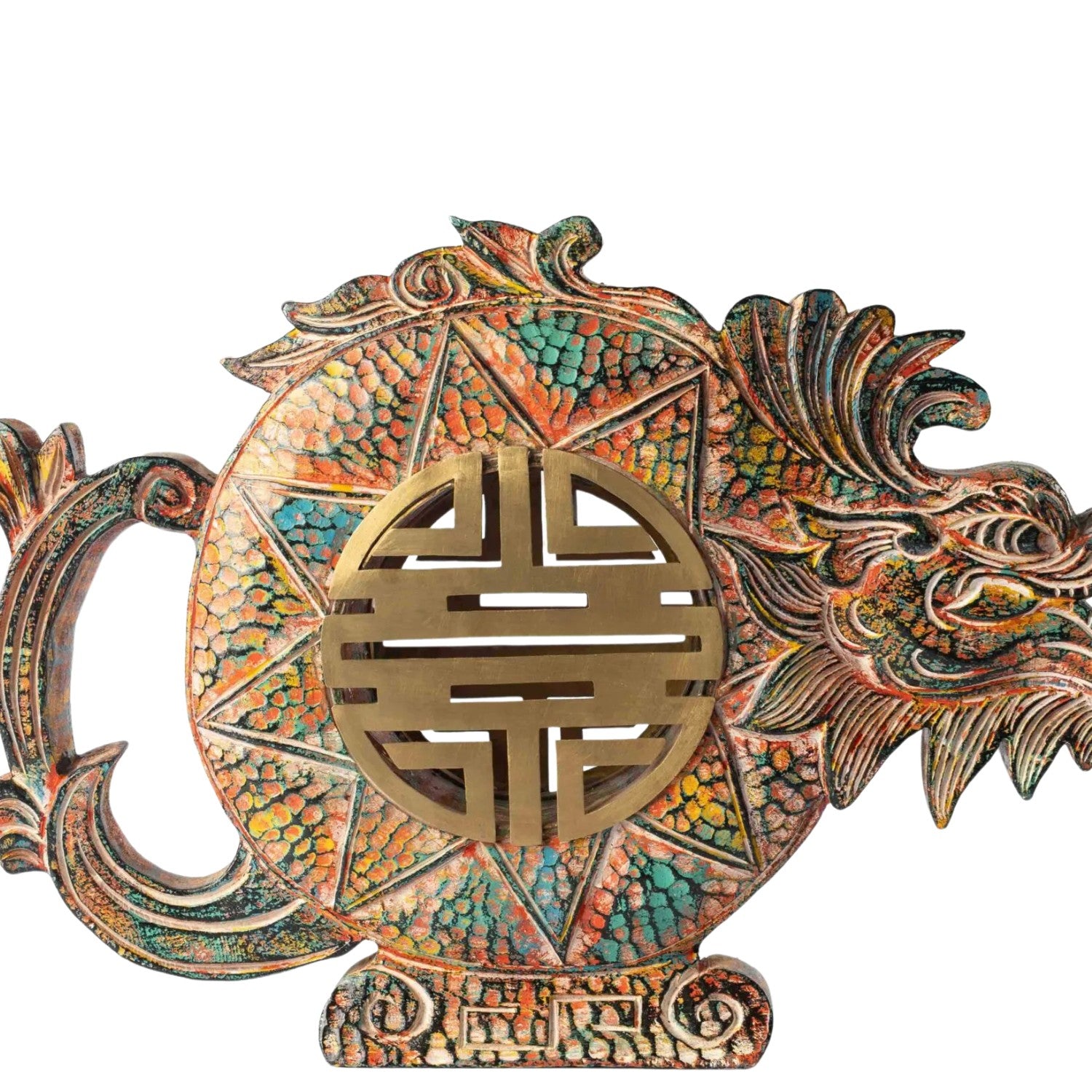 Wooden Longevity Dragon