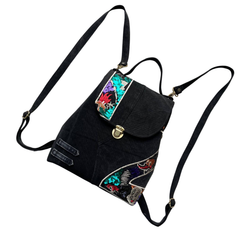 Handmade Upcycled Denim Doctor Backpack