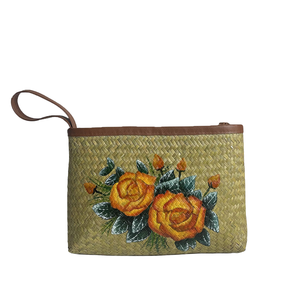 Hand Painted Wallets Sedge
